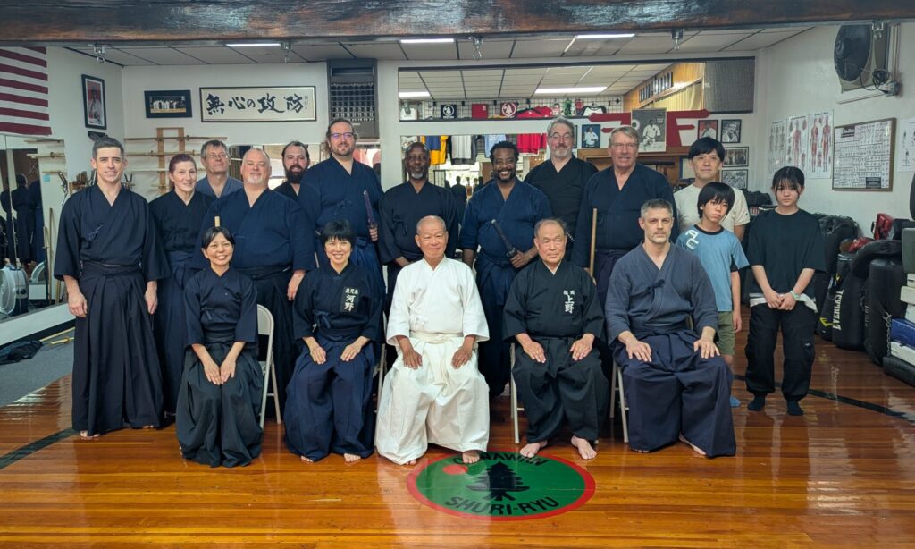 The Meisuikan group training photo at the Kosho School of Karate in Cincinnati, Ohio